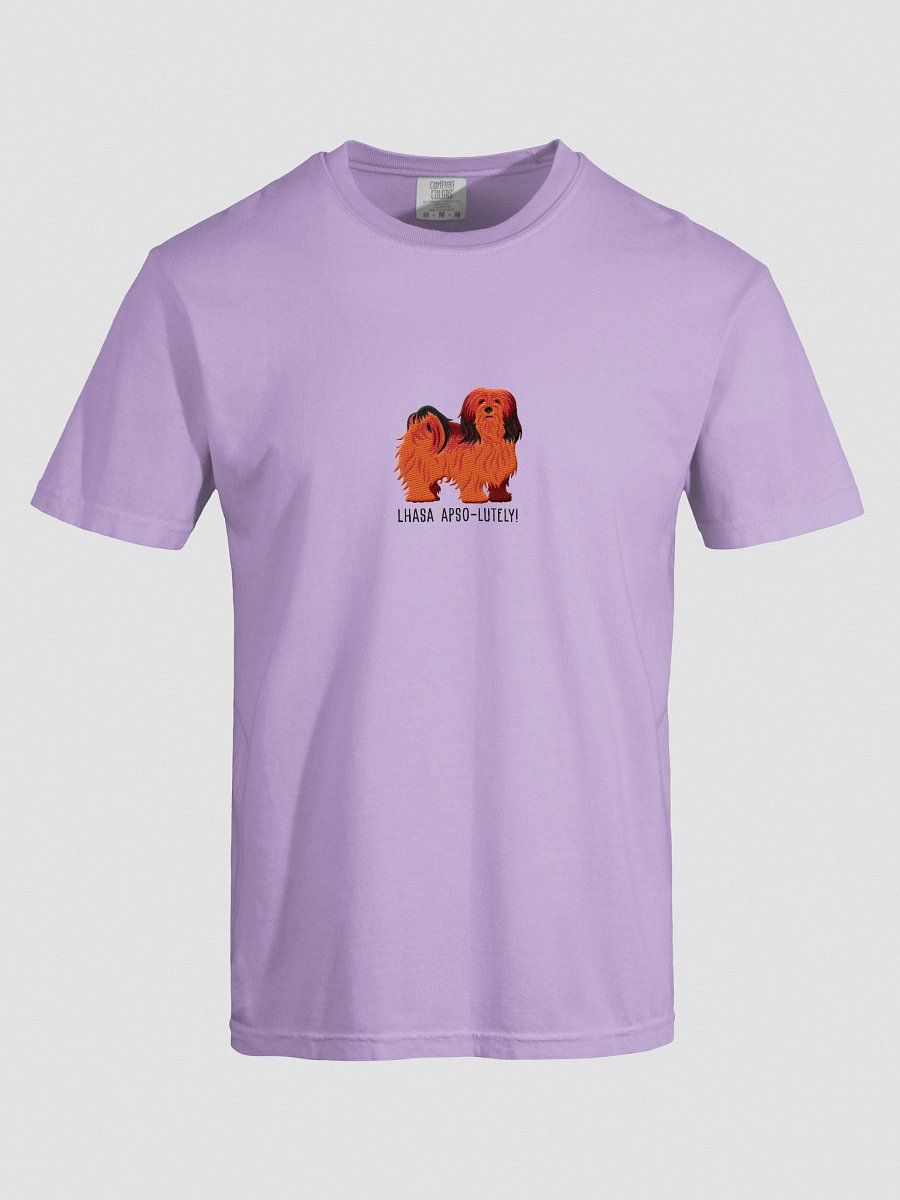 Lhasa Apso-lutely T-Shirt(Embroidered) of a Lhasa Apso(Red) product image (47)