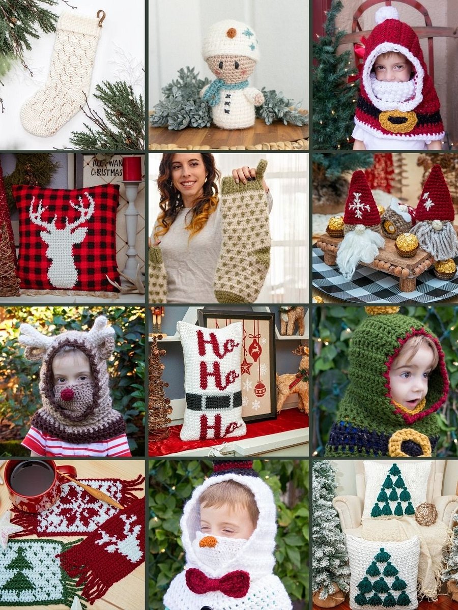 Limited Edition Stitch the Season Holiday Pattern Library, 55+ Crochet Christmas Patterns. Limited Time product image (9)