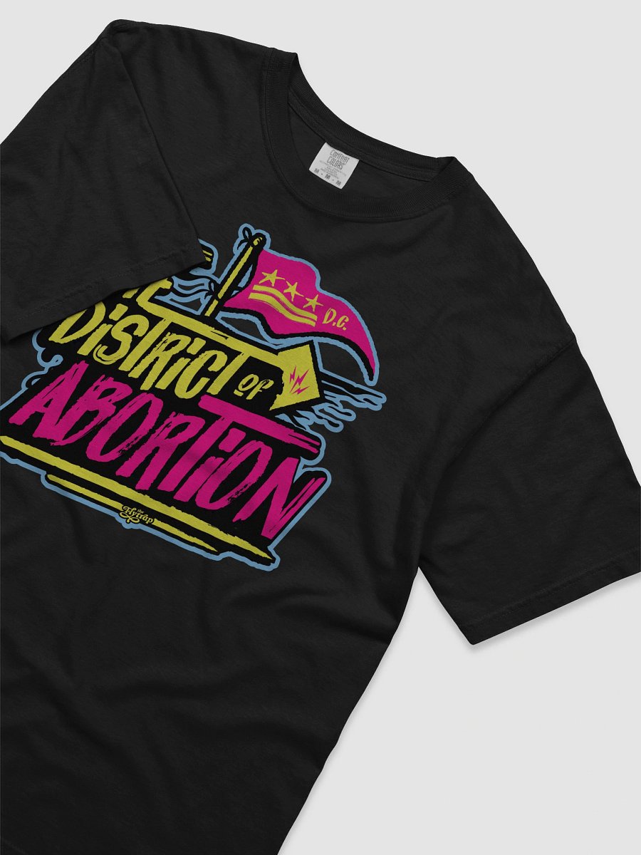 The District of Abortion CMYK Black Shirt product image (5)