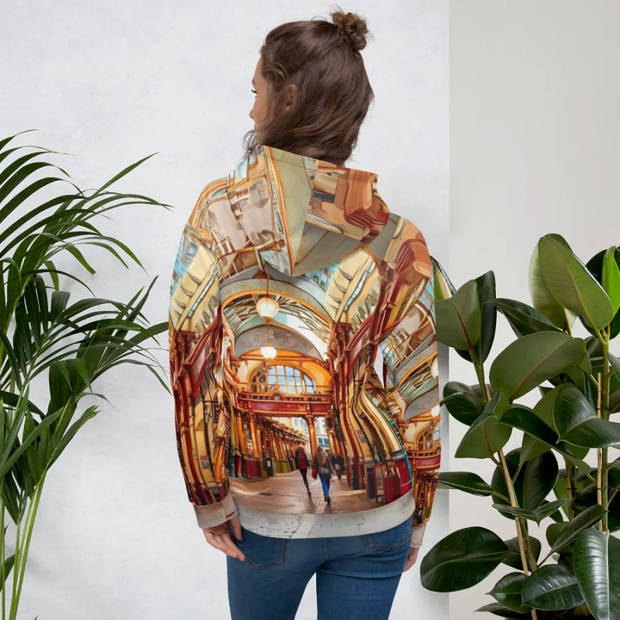 Leadenhall Market London All Over Print Hoodie product image (4)
