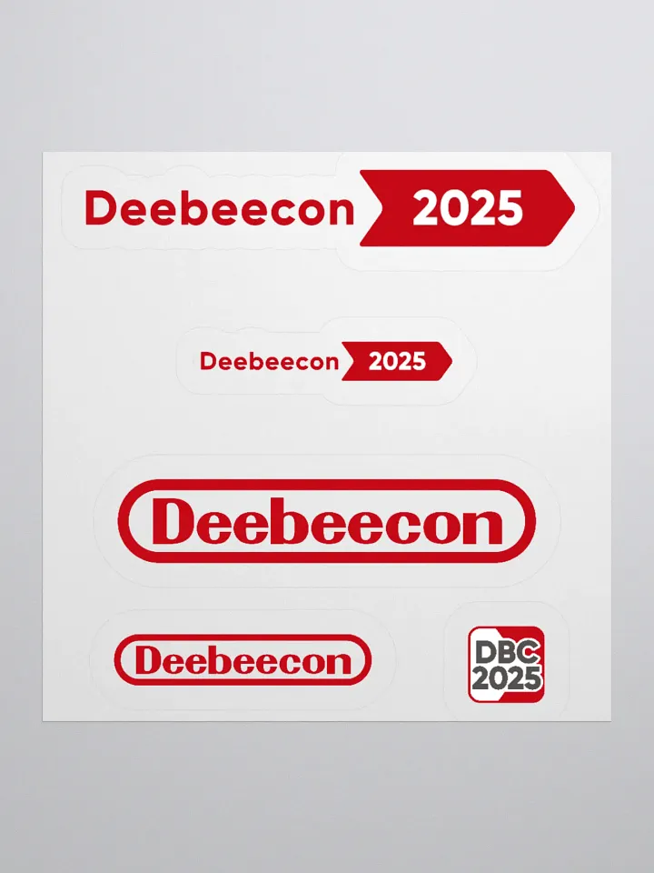 Official DeeBeeCon 2025 stickers product image (2)