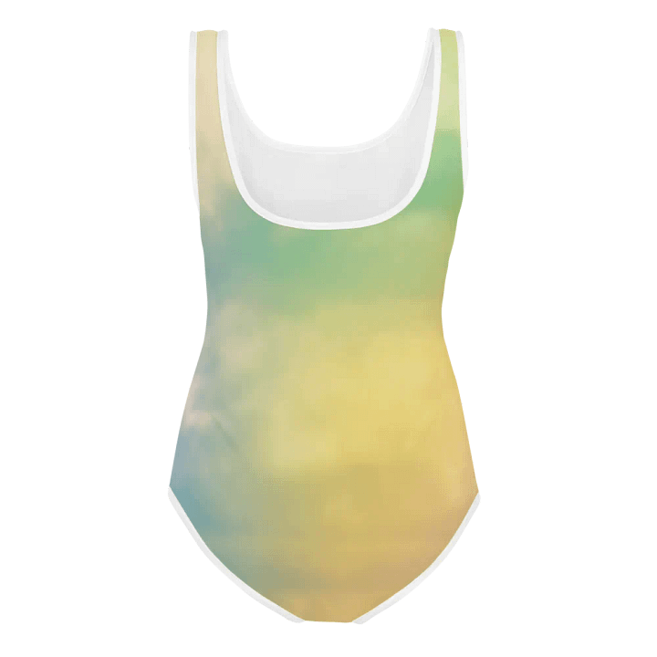 Blur cloud rainbow Design Youth One Piece Swimsuit - V10 product image (2)
