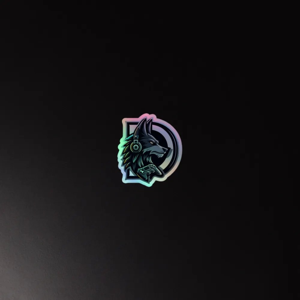 Holographic Wolf Pack Supporter Sticker product image (4)