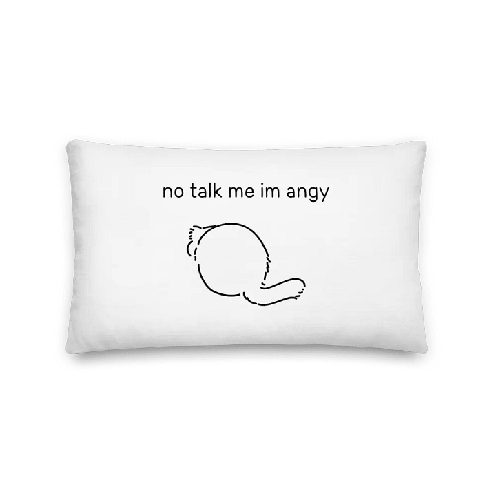 No Talk Manul Angy - Pillow product image (2)