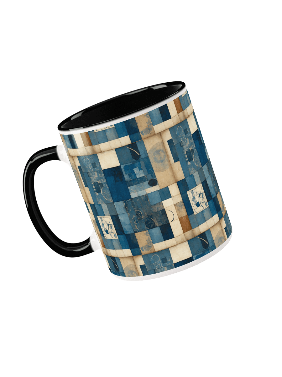Mosaic Blues Ceramic Mug product image (6)