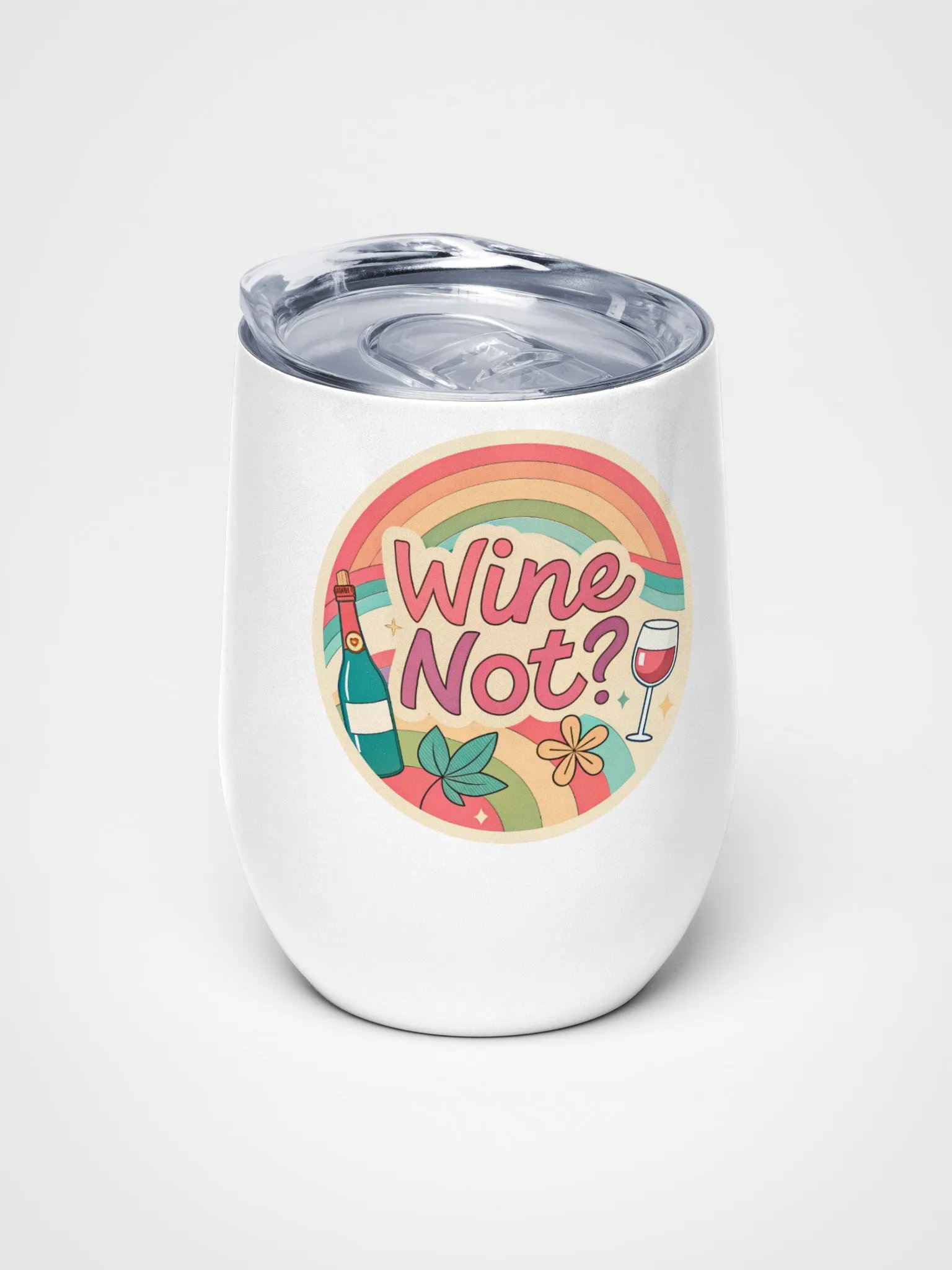 Rainbow Wine Not? Tumbler product image (4)