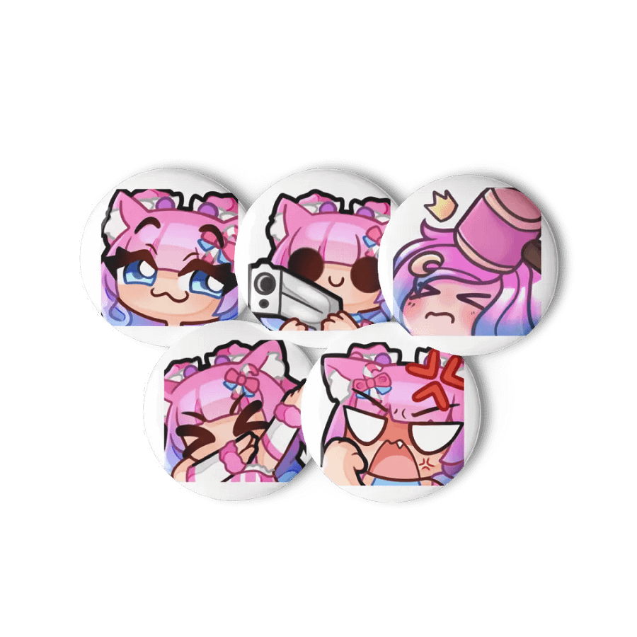 Furious Fox Pin Button Set product image (11)