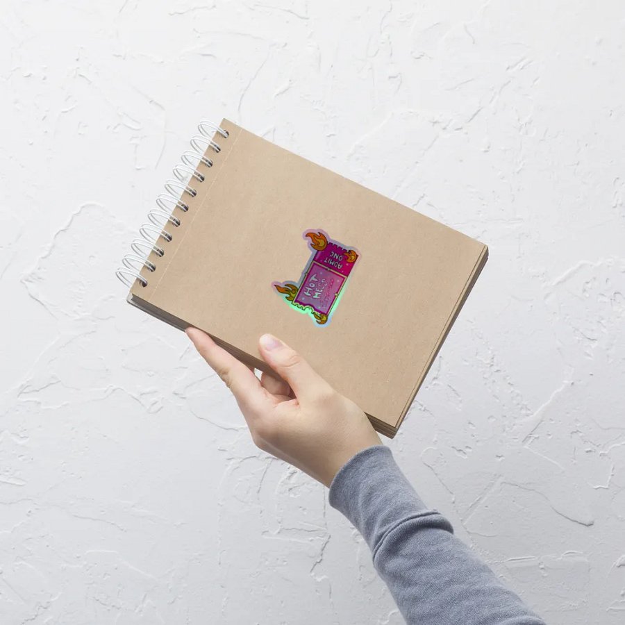 All Aboard Holographic Sticker product image (7)