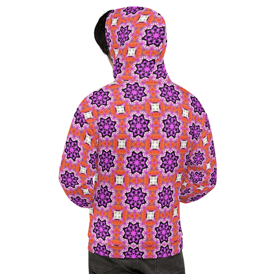 Abstract Foxy Repeating Pattern Unisex All Over Print Hoodie product image (11)