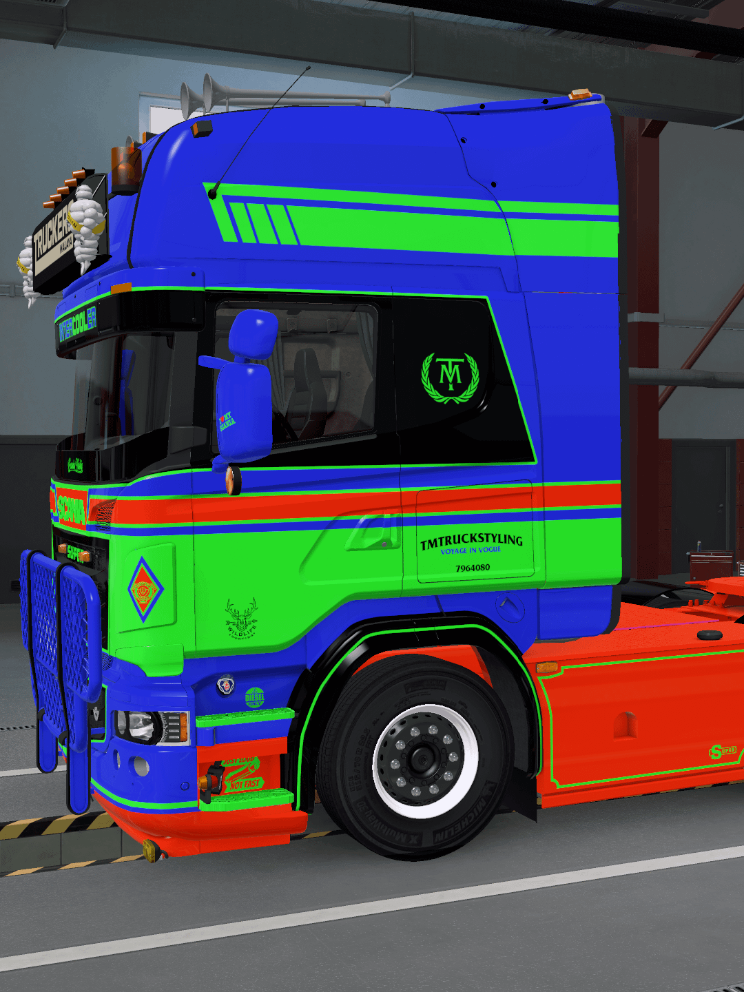 FREE! ETS2 TM Multicolor Skin Pack for Scania PGR-Series skin Pack 1 product image (8)