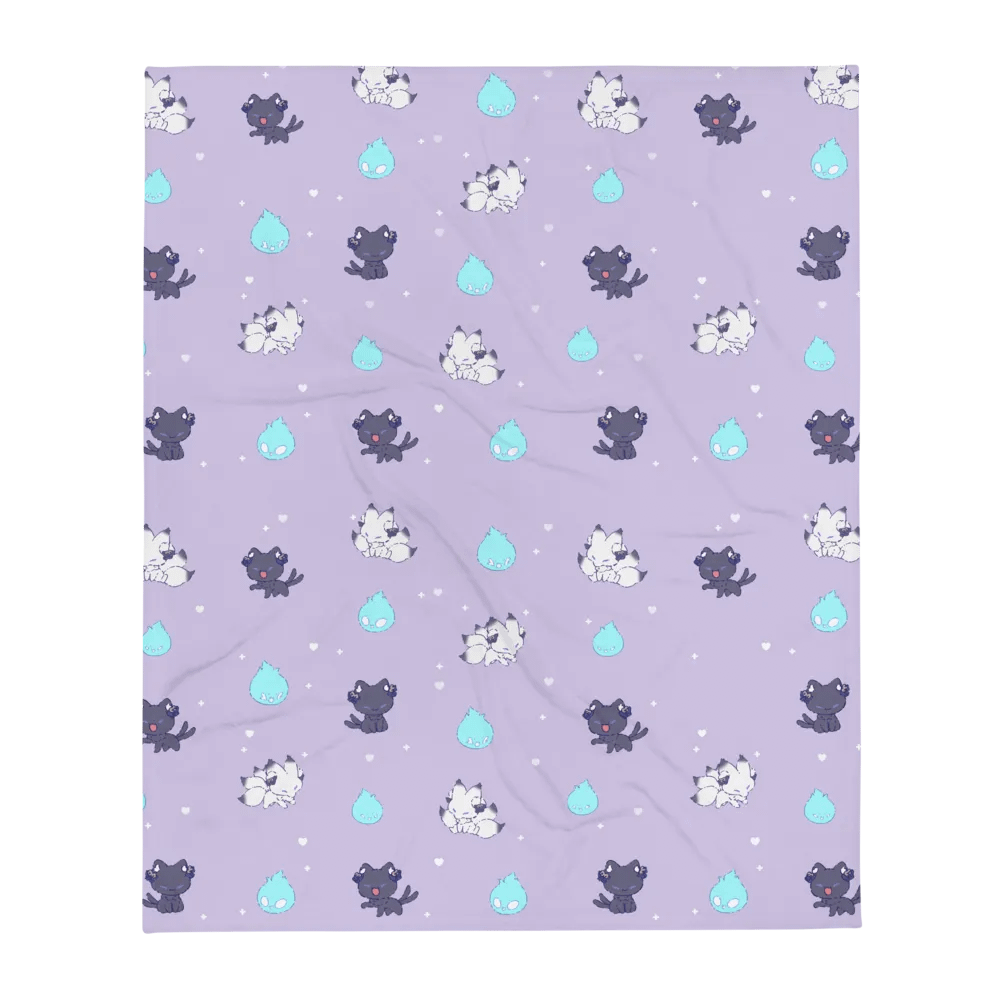 meiya, meinya & wisps blanket (purple) product image (1)