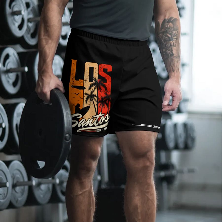 Sunset Vibes Los Santos - Athletic Shorts product image (4)