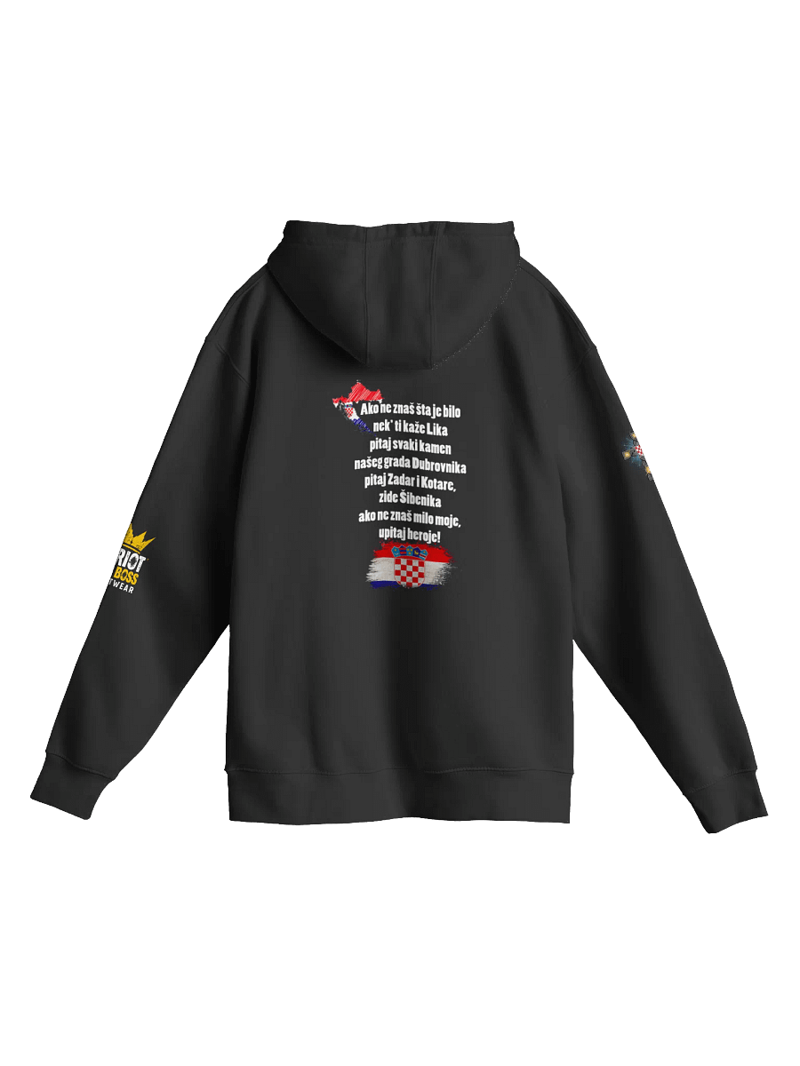 Checkered Shield Cross Hoodie Thompson Ako Ne Znaš Šta Je Bilo product image (6)