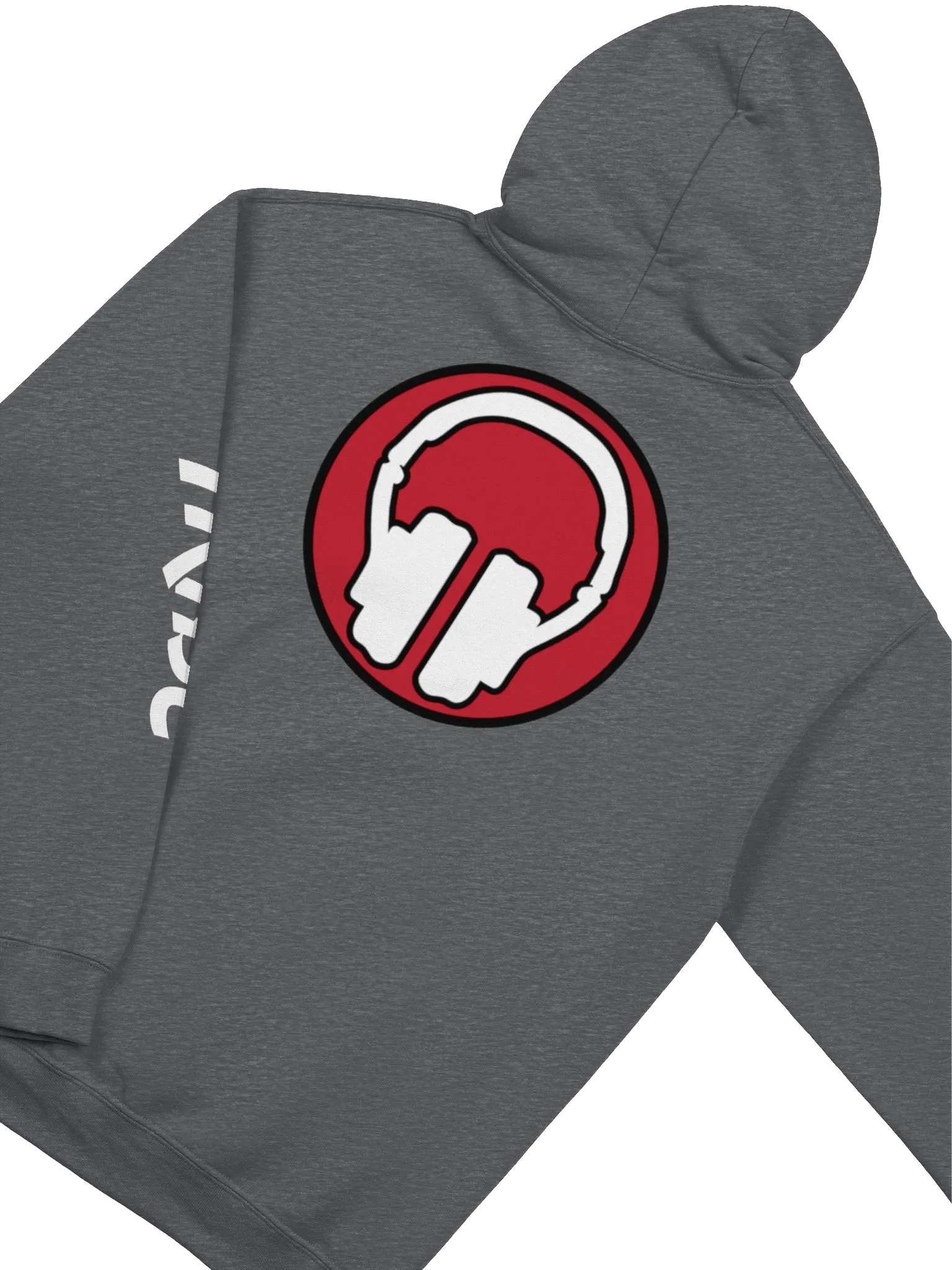 Front | Back | Arm Print Club Ready DJ School Gildan® Classic Hoodie product image (3)