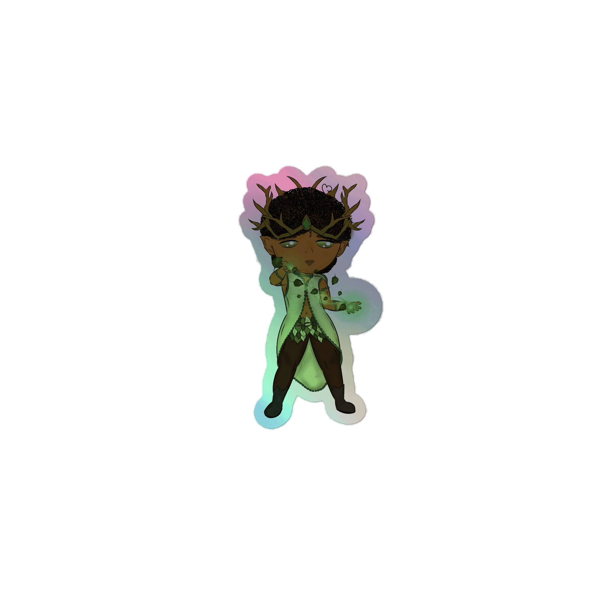 Nature Mage Zhen | Holographic Sticker product image (1)