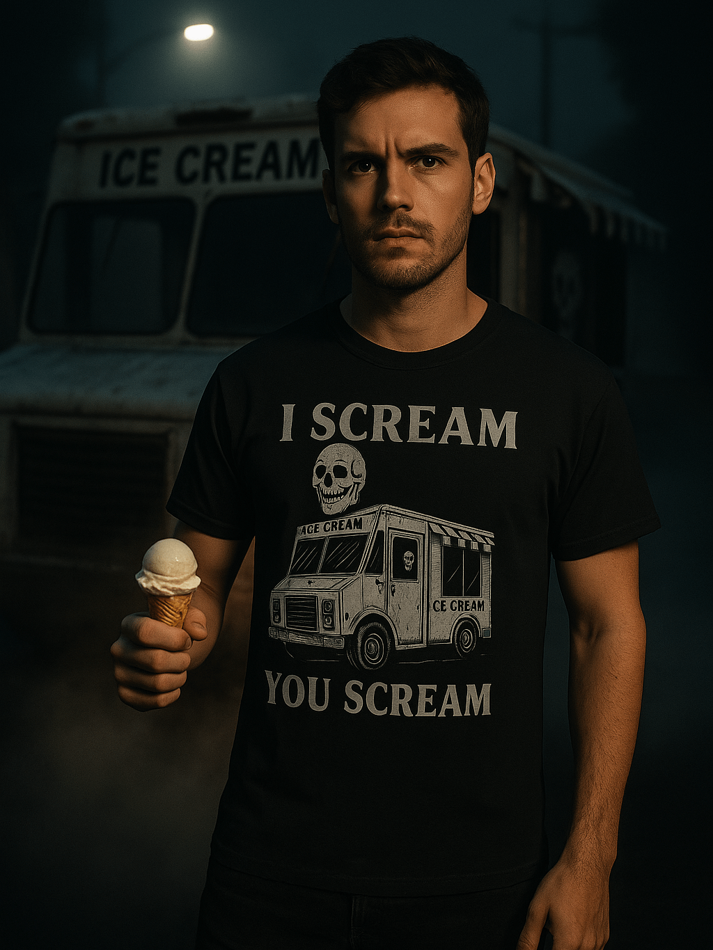 Skull Scoop Ice Cream Truck Tee product image (4)