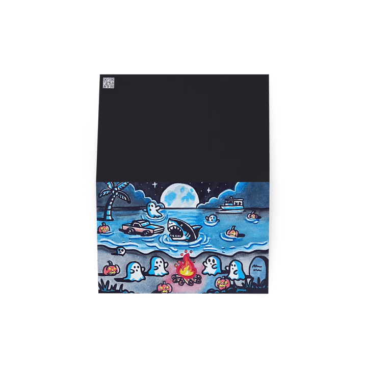 Cozy Seashore Bonfire Greeting Card product image (2)