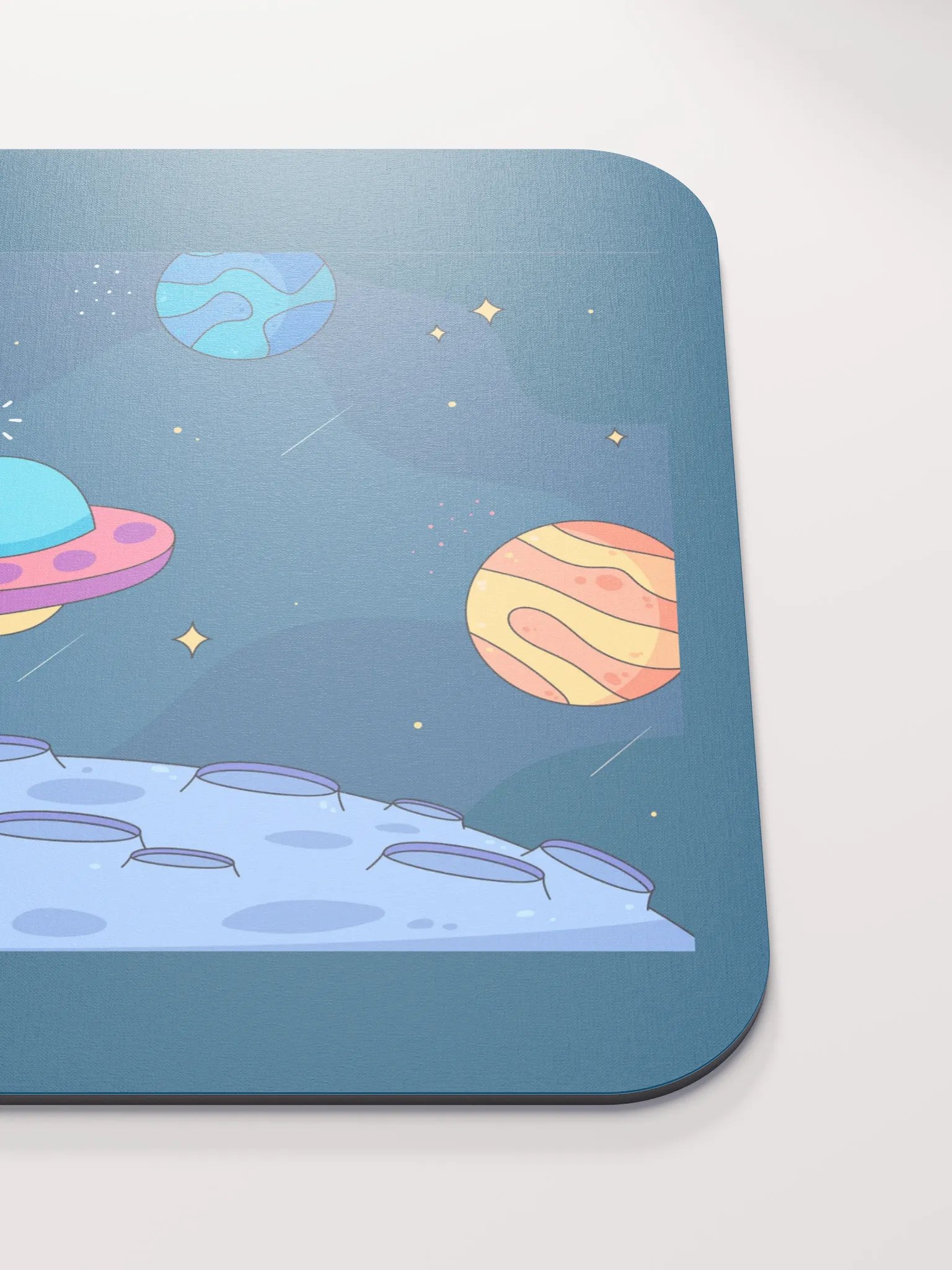 Whimsical Space Adventure Mouse Pad – Cosmic Design for Smooth Navigation product image (5)