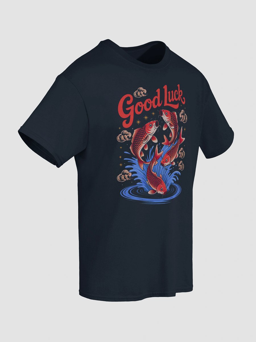 Jumping Koi Good Luck T-Shirt product image (16)