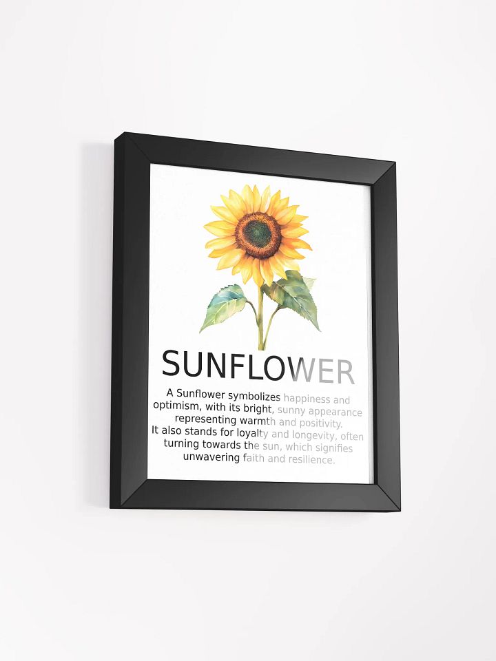 Sunflower of Happiness Framed Poster product image (2)