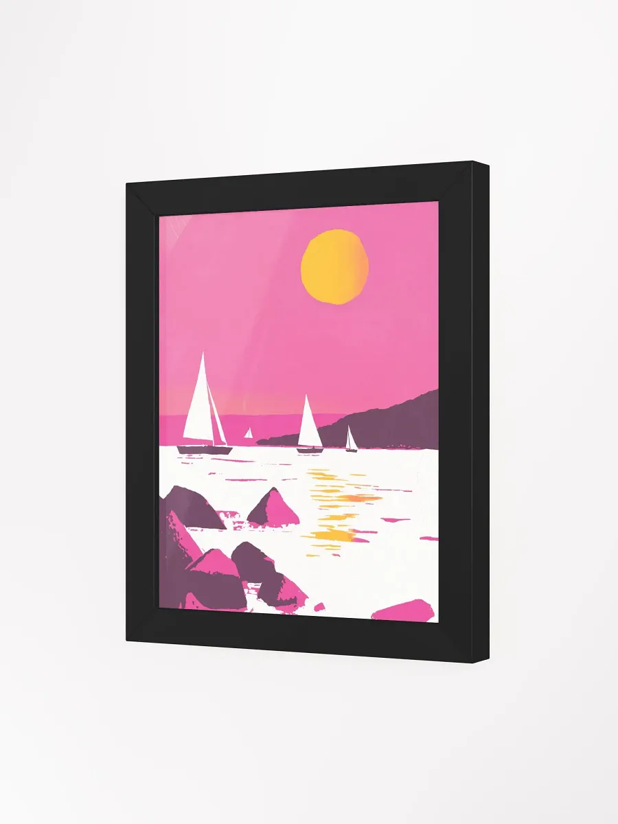 Sunset Sailing Serenity Framed Poster product image (3)