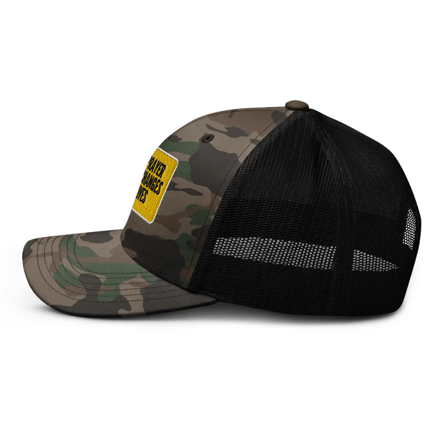 Sunset Serenity Camo Trucker Hat | Prayer changes lives product image (5)