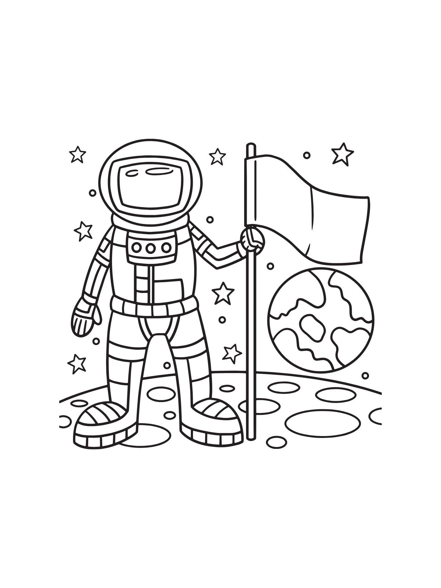Galaxy Coloring Pages Printables product image (4)