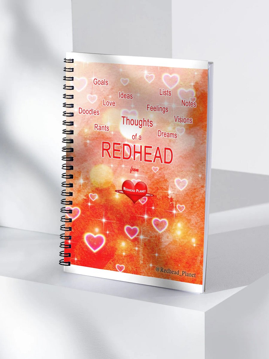 Thoughts of a Redhead Spiral Notebook product image (4)