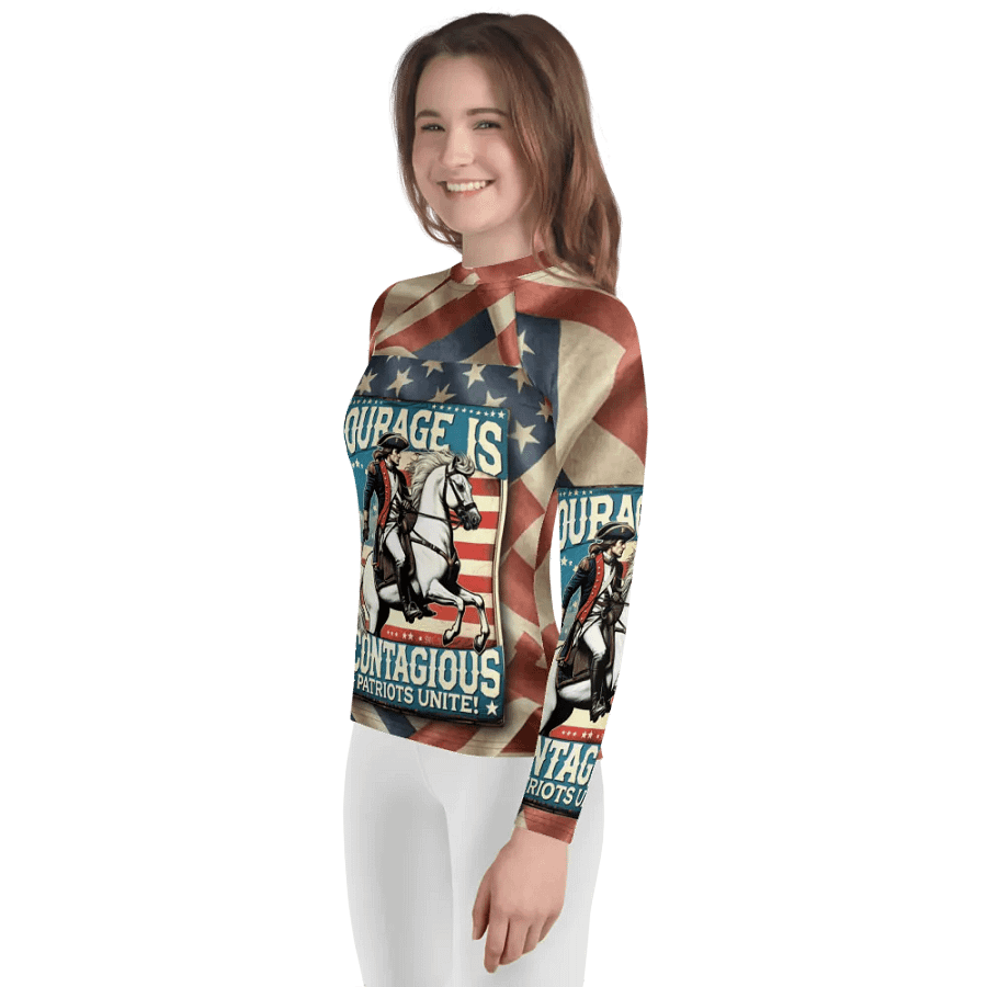 Courageous Patriots Youth Rash Guard product image (7)
