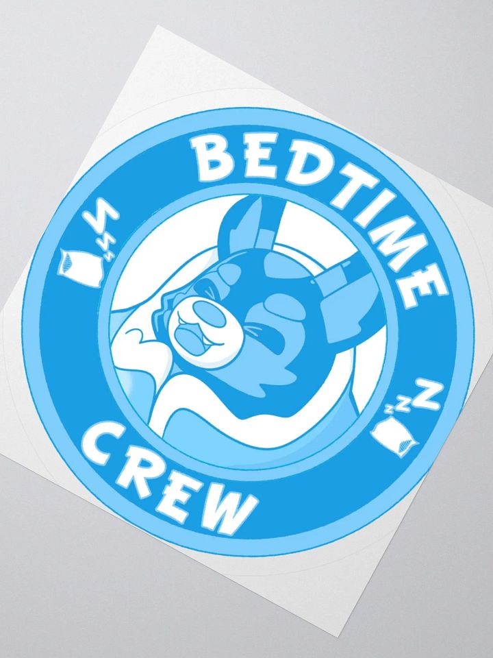 Bed Time Crew Sticker product image (2)