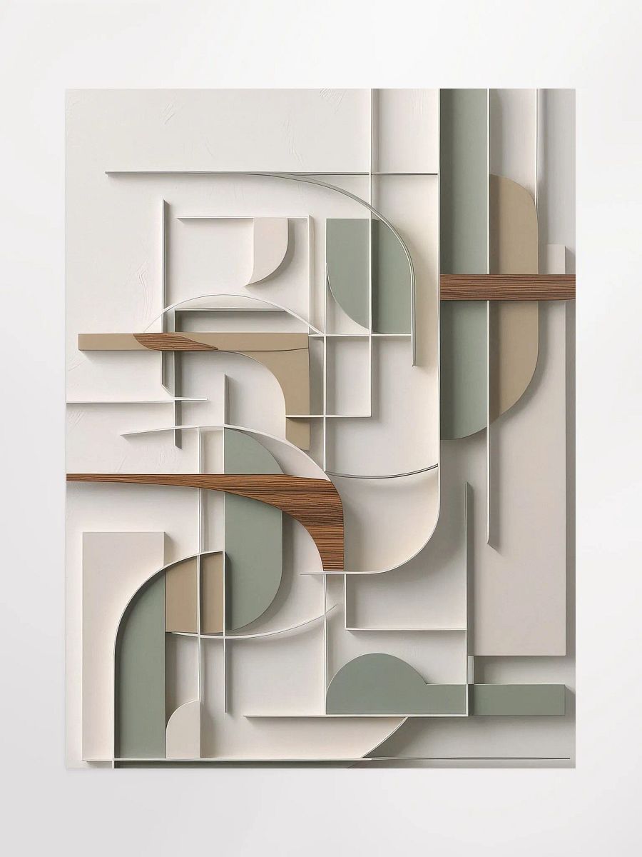 Modern Minimalist Art Poster - v1 - Medium Size 18x24 Inches product image (1)