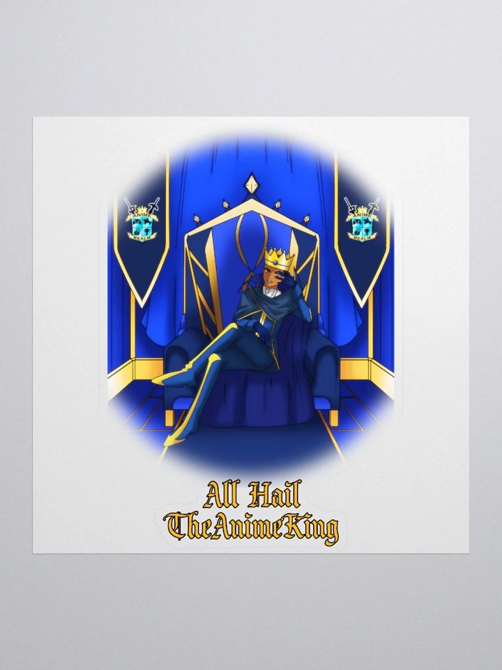 All Hail TheAnimeKing Sticker product image (2)