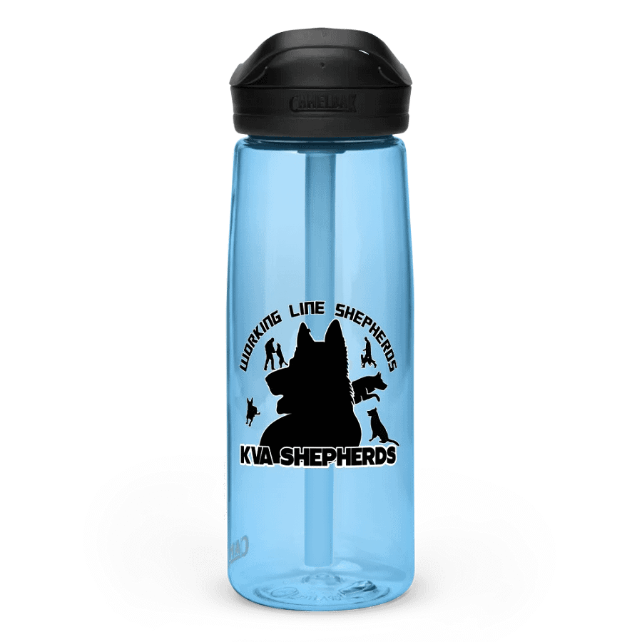 Silhouette Shepherd Dog Sports Water Bottle product image (18)