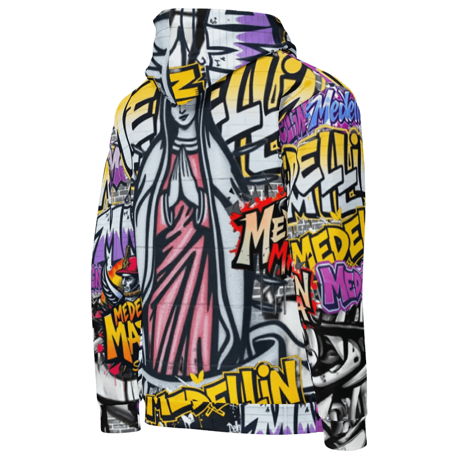 Medellin Mafia Motif Hoodie product image (3)