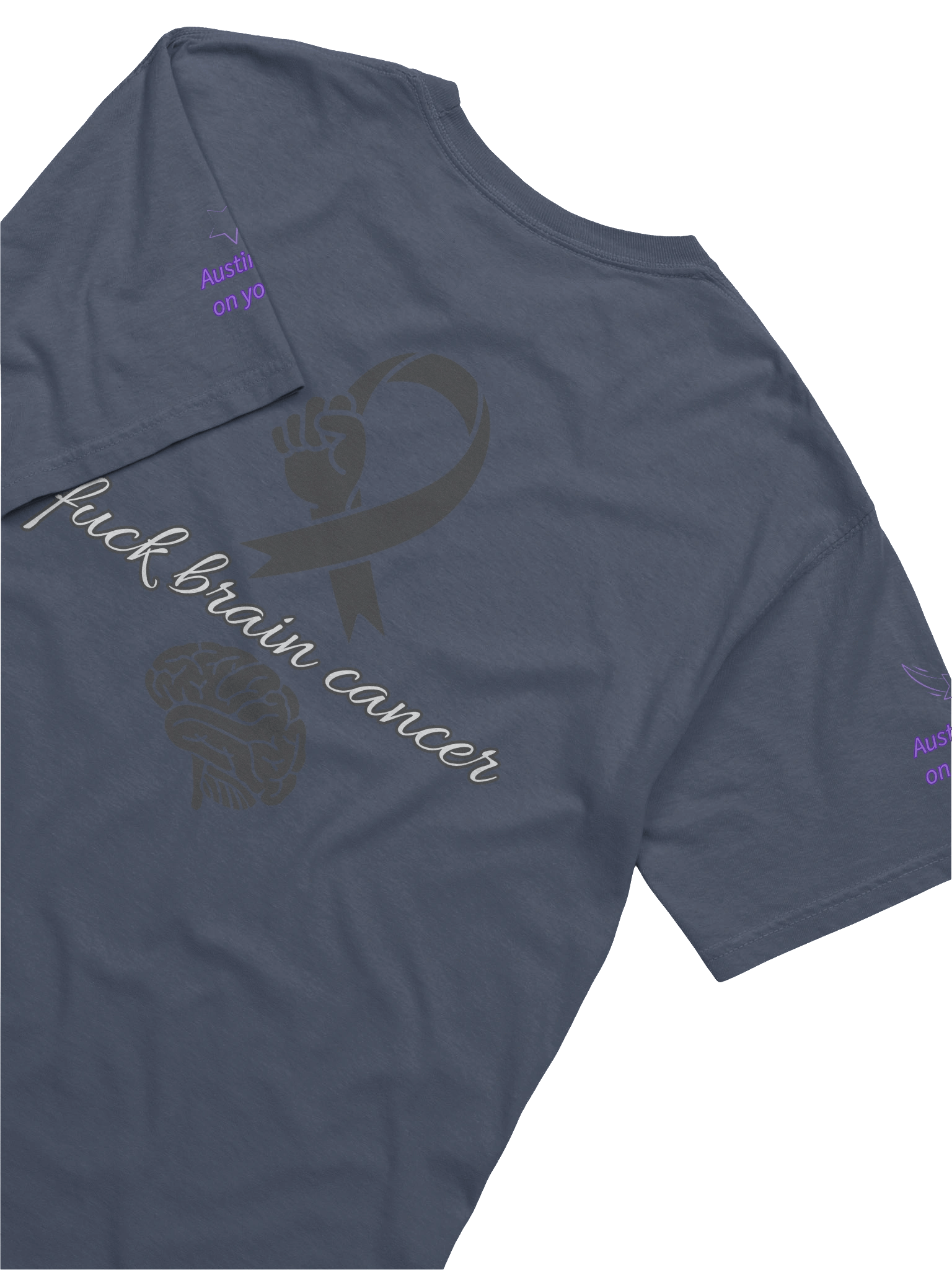 Fuck brain Cancer support Shirts product image (6)