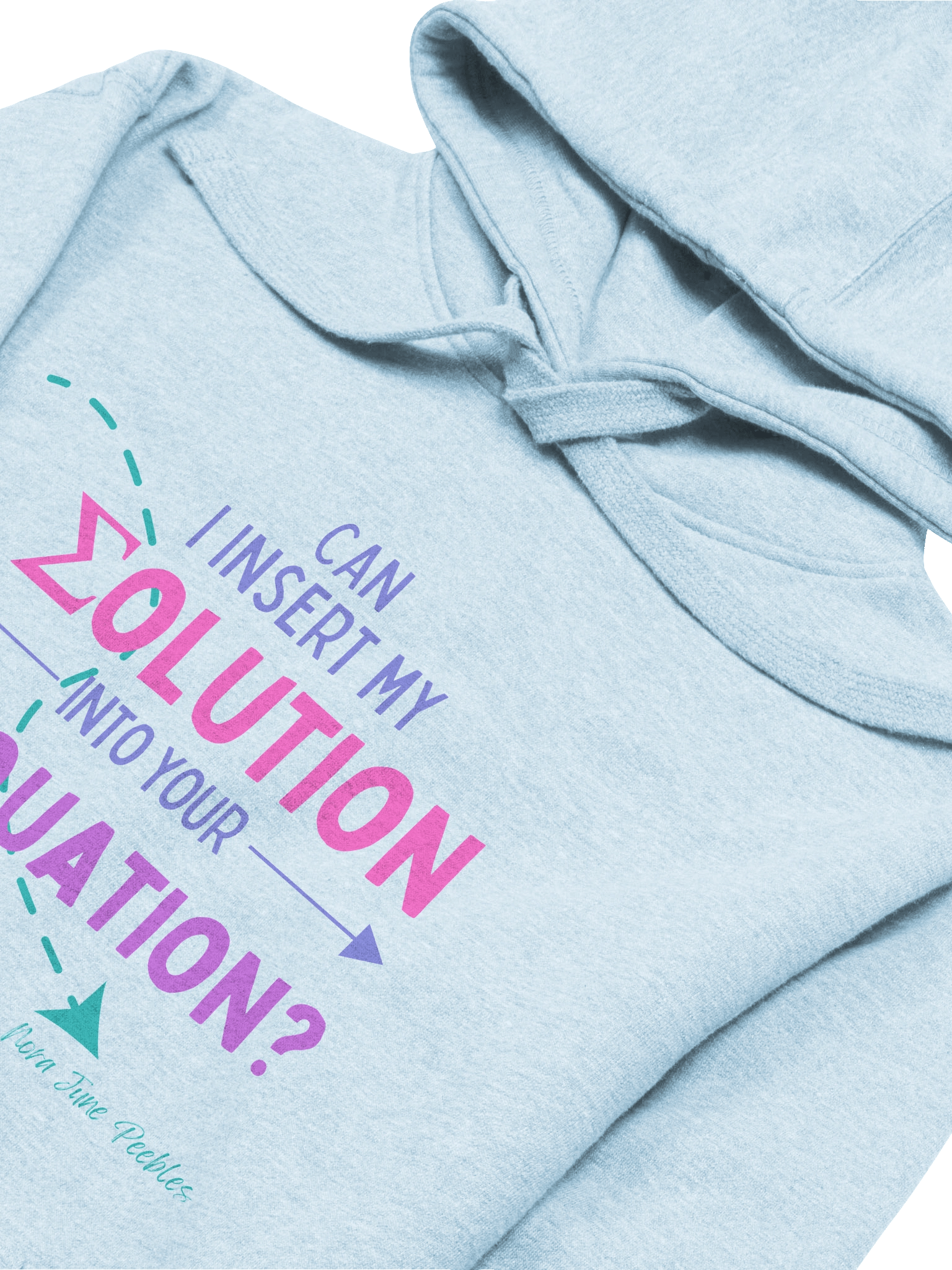 Felpa con cappuccio Unisex (scritta rosa) product image (3)