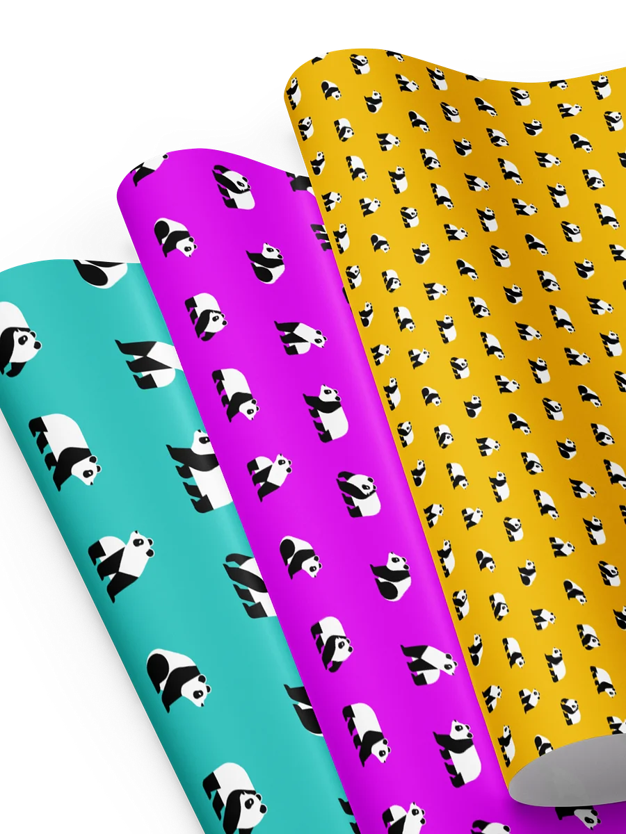 Pandas Are Here Wrapping Paper Image 3