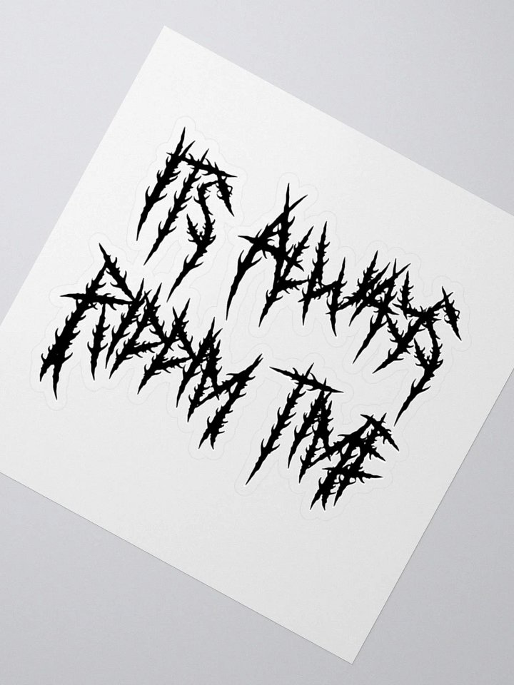 Its Always Riddim Time - Sticker product image (2)
