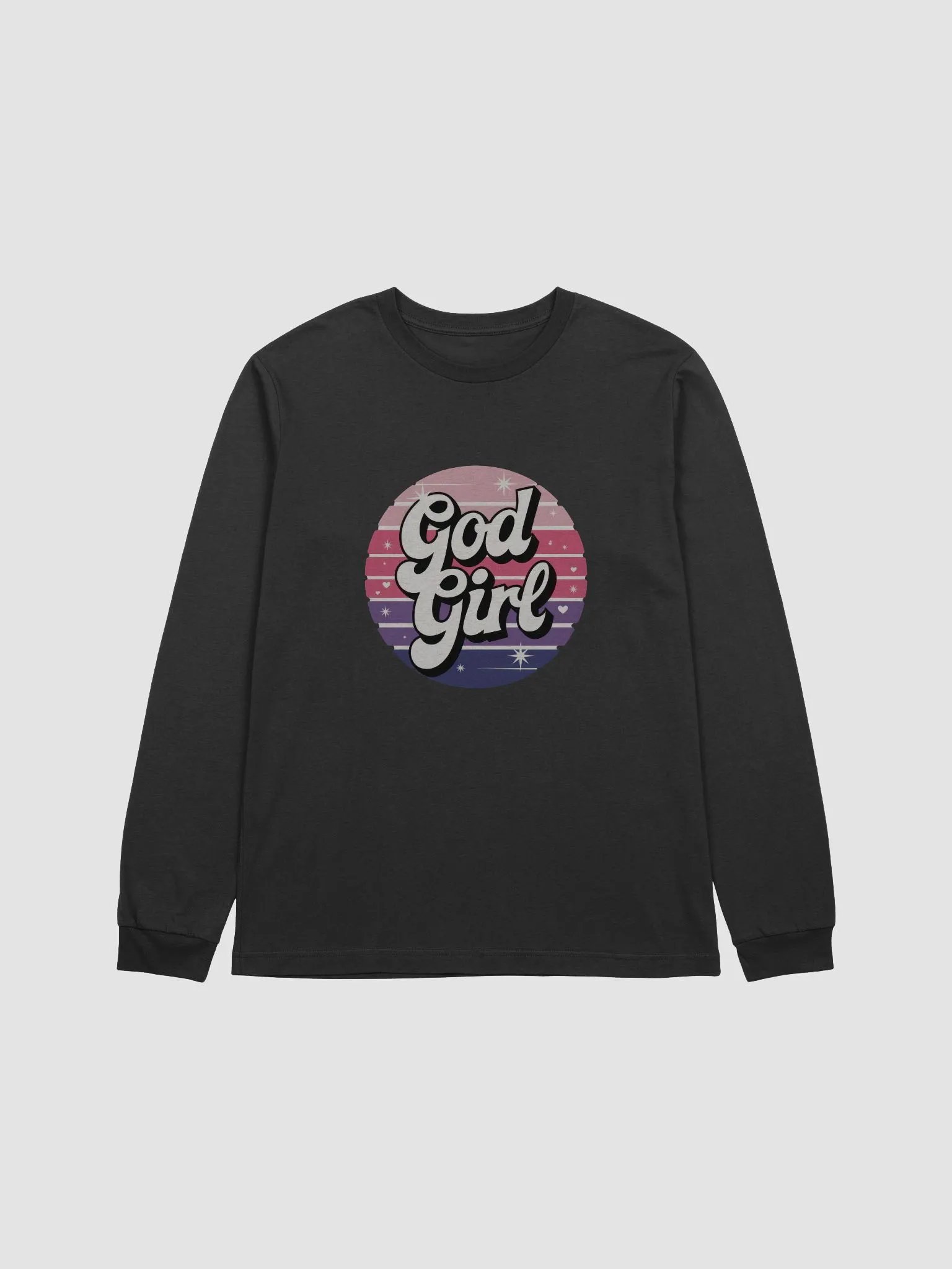 God girl Feminine Scripted Long Sleeve Tee product image (1)
