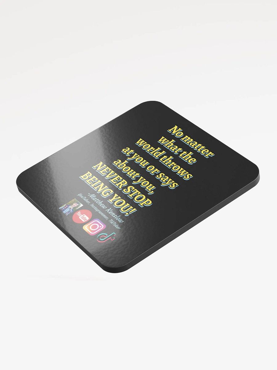 Glossed Cork Coaster [Quote 4] product image (4)
