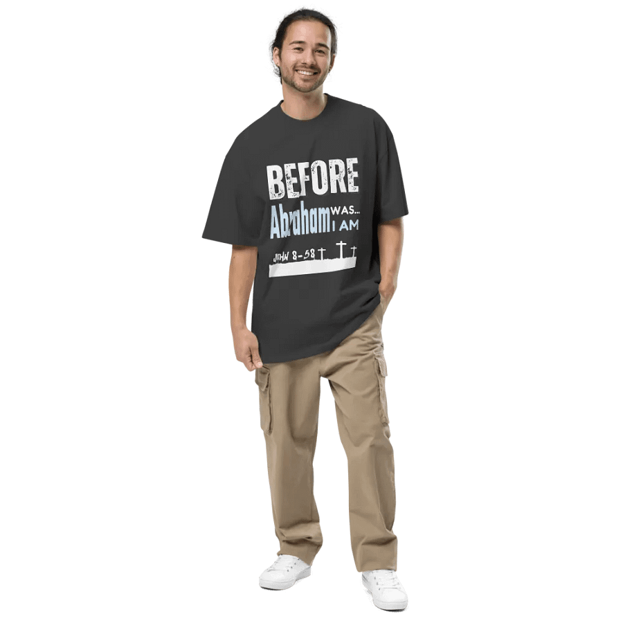 Before Abraham was... I am unisex T-shirt product image (6)