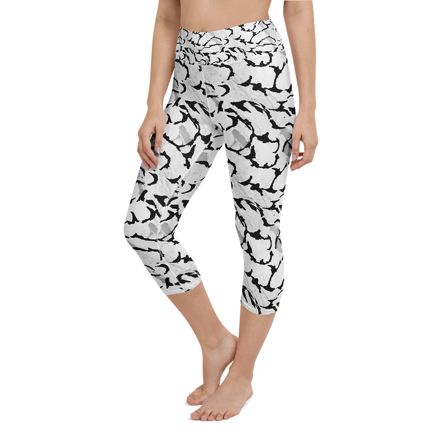 Black White Capri Leggings product image (6)