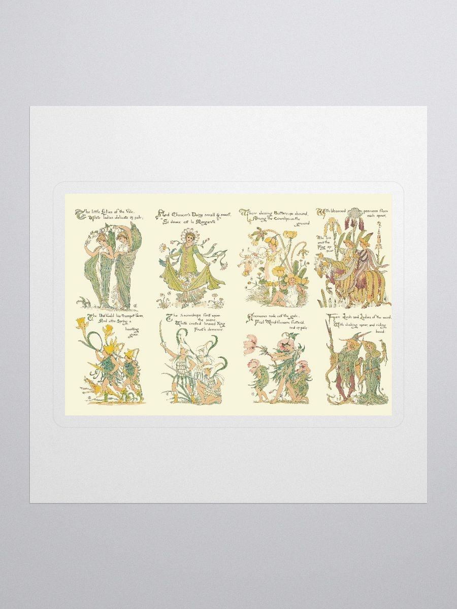 Flora’s Feast Vintage Botanical Sticker – Reimagined by Dr. Mac Garden Style product image (1)