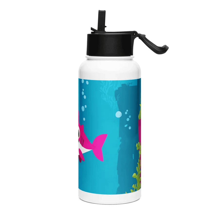 Charming Shark Stainless Steel Water Bottle product image (3)