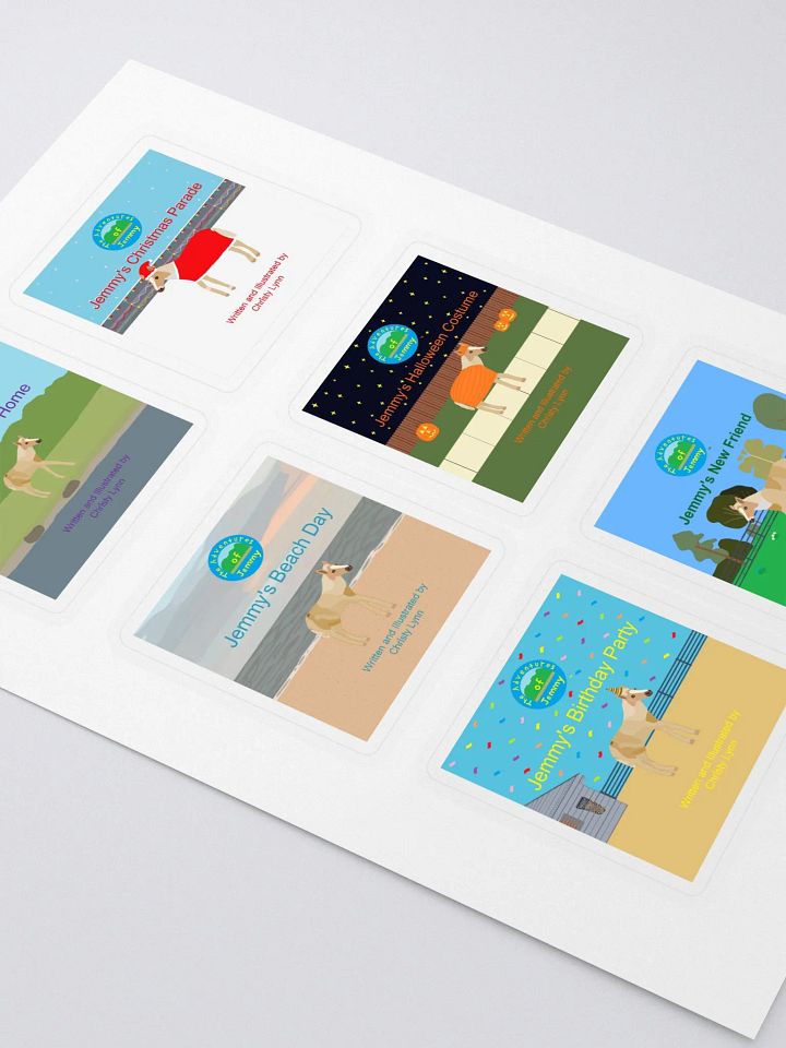 Jemmy Book Cover Sticker Sheet product image (2)