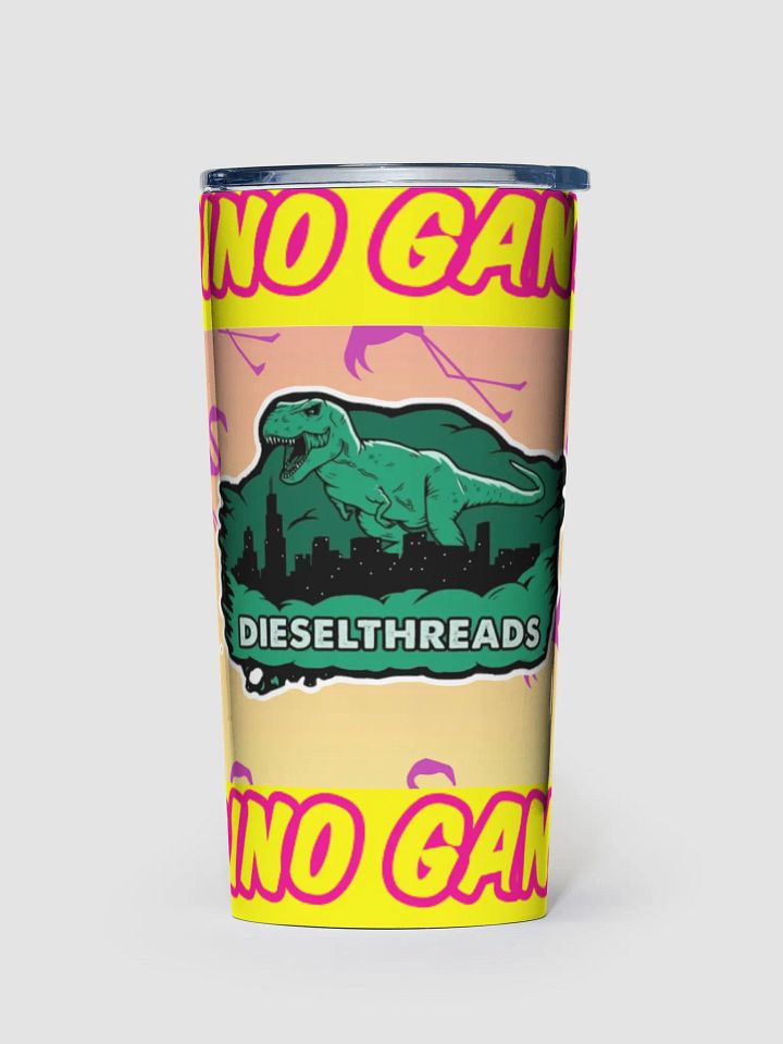 Strawberry Light Dino Gang Tumbler product image (1)