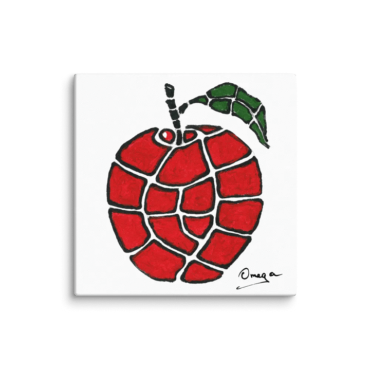 Apple | Original Hand Painted | Canvas (in) | The Omega Collection product image (2)