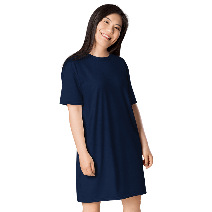 Oversized T-Shirt Dress - Timeless Navy, Sizes 2XS-6XL product image (4)