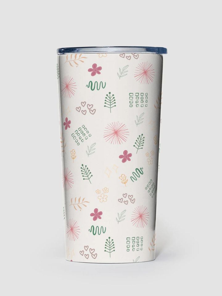 Botanical Doodles 20 oz stainless steel tumbler product image (1)