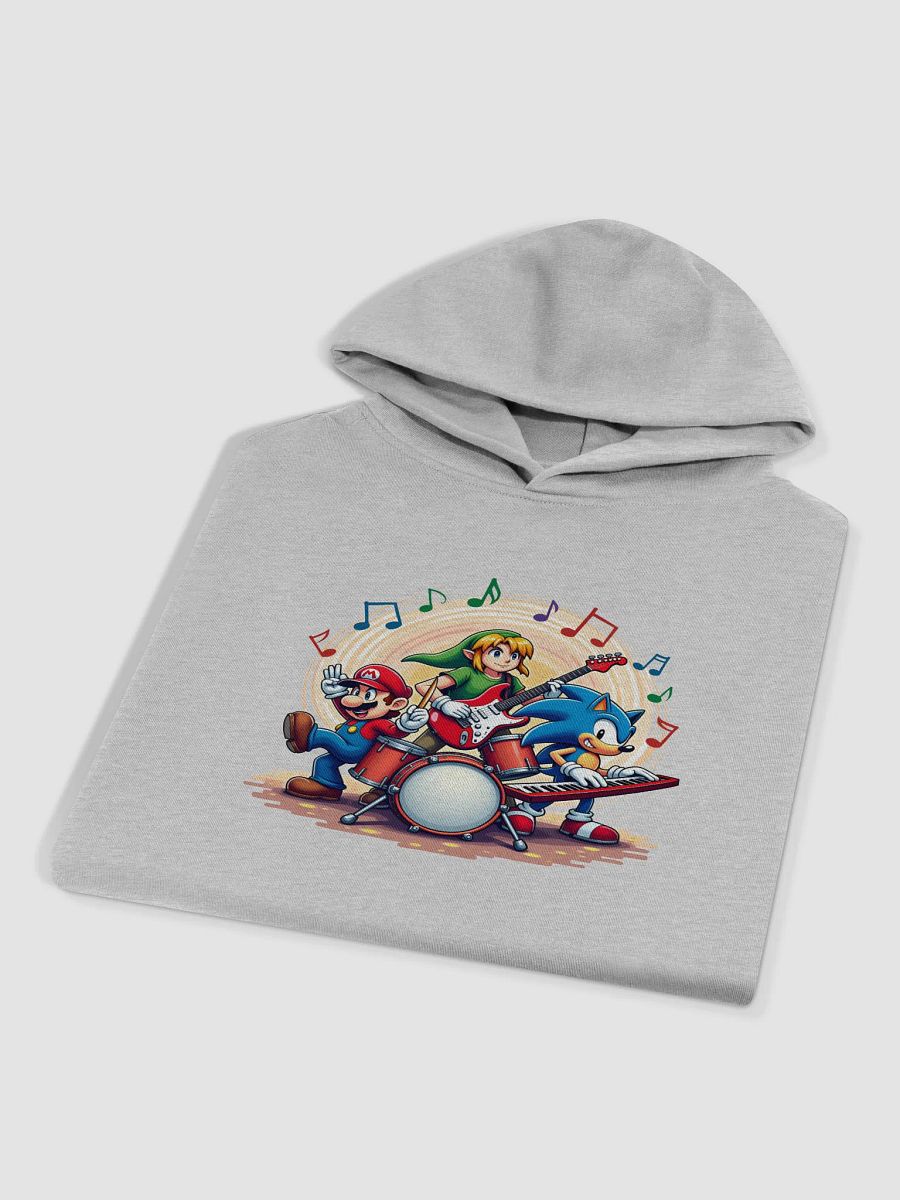 Rhythm Quest: Unite with Mario, Link, and Sonic in a Vibrant Musical Odyssey - Exclusive Hoodie Design on Fourthwal product image (4)